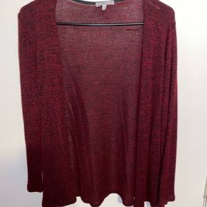 Burgundy cardigan